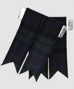 Handmade Black Watch Kilt Tartan Flashes