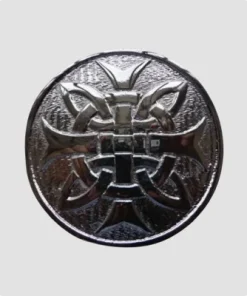 Handmade Cross Round Kilt Belt Buckle