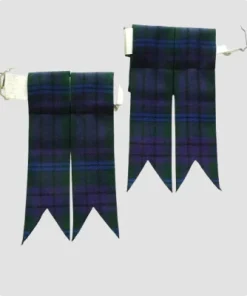 Handmade Douglas Tartan Kilt Flashes