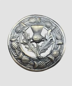 Handmade Fly Plaid Badge Kilt Brooch