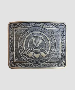 Handmade Harp Claddagh Kilt Belt Buckle