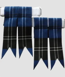 Handmade Ramsay Tartan Kilt Flashes