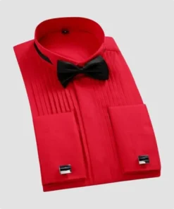 Handmade Red Dress Shirt