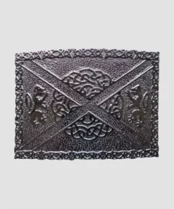 Lion Rampant Saltire Kilt Belt Buckle