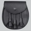 Premium Quality Black Leather Sporran