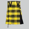 Premium Quality Black and Yellow Utility Kilt