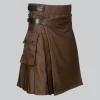 Premium Quality Brown Utility Kilt
