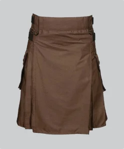 Premium Quality Brown Utility Kilt Back