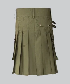 Premium Quality Dark Brown Utility Kilt Back