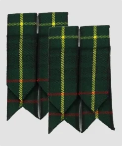 Premium Quality Gordon Tartan Kilt Flashes
