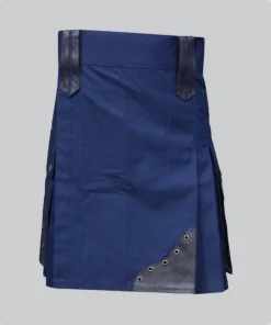 Premium Quality Navy Blue Utility Kilt